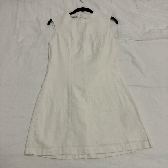NWT Abercrombie Linen Blend Shell Dress - Picture 4 of 6